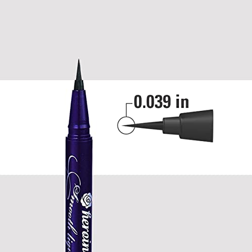 Japan Health and Beauty - Heroine Makeup SP smooth liquid eyeliner super keep 01 / jet black 0.4ml (hot water fall type) *AF27* - Image 3