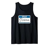 Hello My Name Is Sienna. Portez-le pour que tout le monde connaisse votre nom. Autocollant rétro classique pour ceux des années 1980 ou 1990. Design amusant qui inspire la curiosité des autres et crée la conversation