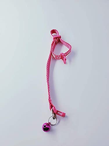 Image of Nylon Kittu Pets 2Pcs Breakaway Bowtie Cat Collar -Cat Collar With Bell Kitten Collars With Bell Charm, Solid & Safe, 32x1 Cm, Mixed Colors, Multicolor,Small