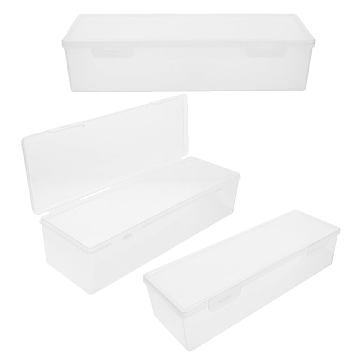 Recipientes Herméticos de Plástico 1560ml, 3 Piezas para Alimentos