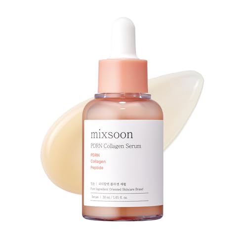 mixsoon(ミクスン) PDRN Collagen Serum 30ml PDRNコラーゲンセラム 米 ハリ 弾力 保湿 エイジングケア しっとり潤い 透明感 低刺激 敏感肌対応 肌荒れ防止 弱酸性 無添加 無香料 自然由来 スキンケア【公式・正規品】