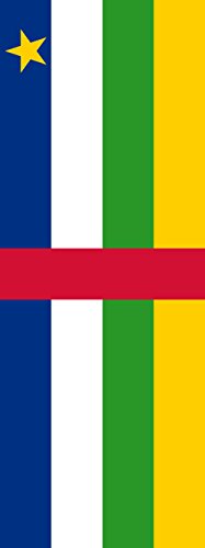 Drapeau République centrafricaine drapeau portrait vertical pavillon extérieur - 2