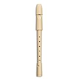 Mitgeliefertes Zubehör: Mollenhauer Blockflöte Sopran Blockflöte Barock 0705 Swing, Kunststoff, beige, 3-teilig, Doppellöcher