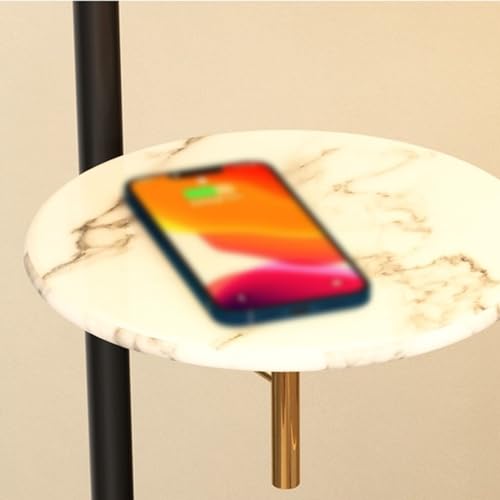Lámpara de lectura ajustable con mesa de mármol integrada para oficina y hogar 4