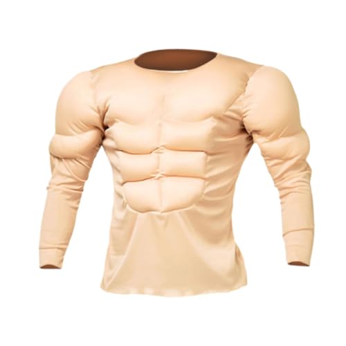 Chemise rembourrée à effet musculaire pour homme dynamique