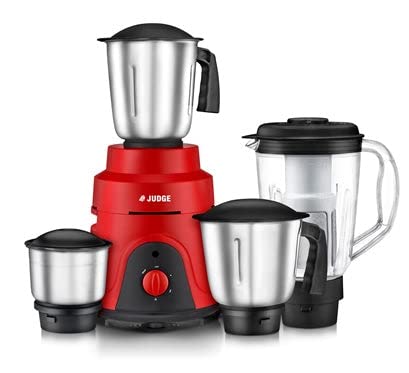 Judge by Prestige Mixer Grinder 750 Watts JEMG 104 (4 Jars, Multicolor)
