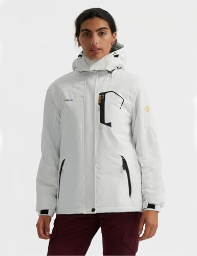 image for GEMYSE Women's Ski Snow Jacket Warm Winter Waterproof Coat Snowboard R