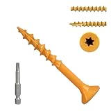 Fmjdnls Deck Screws 1-1/2 Inch, Wood Screws #8×1-1/2,...