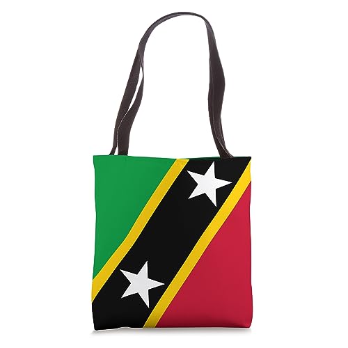 St Kitts & Nevis Flag Tote Bag