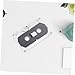 Hemobllo 2pcs Blank Cassette Tapes for DIY Decoration Vintage Audio Tape Accessory Empty Recordable Cassette with Hard Case Retro Home Decor for Music Lovers
