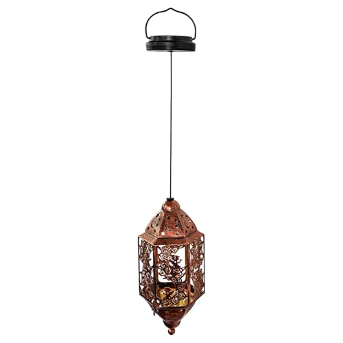Lampe de jardin lanterne solaire haut de gamme pour décoration extérieure