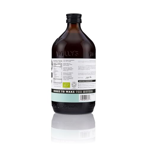 Willy's Organic ACV Apple Cider Vinegar with Mother - Probiotocs for Detox an...