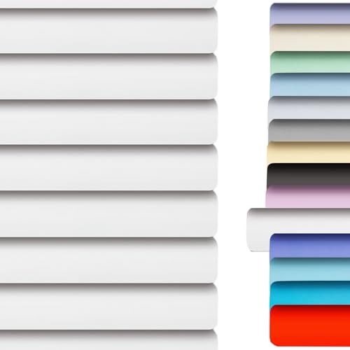 Persianas Horizontales para Interior/Exterior, Persiana Veneciana de Aluminio para Oficina/baño, Privacidad Fácil Instalación, Personalizado(Blanco Puro)