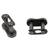 Honseadek 428 Kettenglied für ATV Motocross Roller für - 3 Pack Motorrad Kette Verbindungsglied Kompatibel mit 428 Teilungsketten Metallkonstruktion