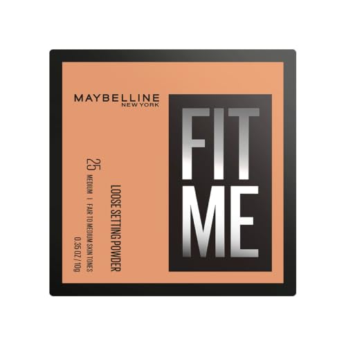 Image of Maybelline Fit Me Loose Powder 16h Brightening Pore-Blurring Oil-Control Waterproof Longlasting Natural Coverage - 25