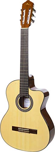 Guitare électro-classique 4/4 taille 39 pouces M-tunes MTCG11 Cutaway mtunes - Les Beatles, Paul McCartney, John Lennon, RIngo Starr, George Harrison Guitare électro-classique 4/4 taille 39 pouces M-tunes MTCG11 Cutaway mtunes – Image 3