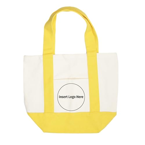 Bolsa tote mini de lona 16oz con bolsillos externos miniatura 1