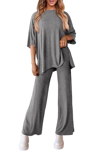 PRETTYGARDEN Two Piece Sets For Women Summer Fashion Lounge Matching Set 2025 Travel Vacation Airport Outfits Clothing