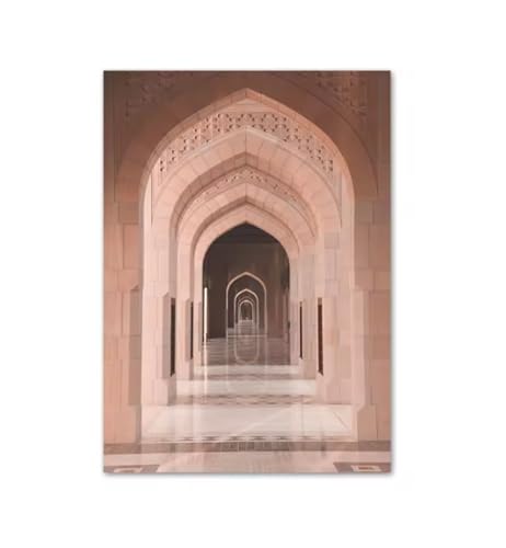 Porte du Maroc peinture sur toile pour un salon apaisant