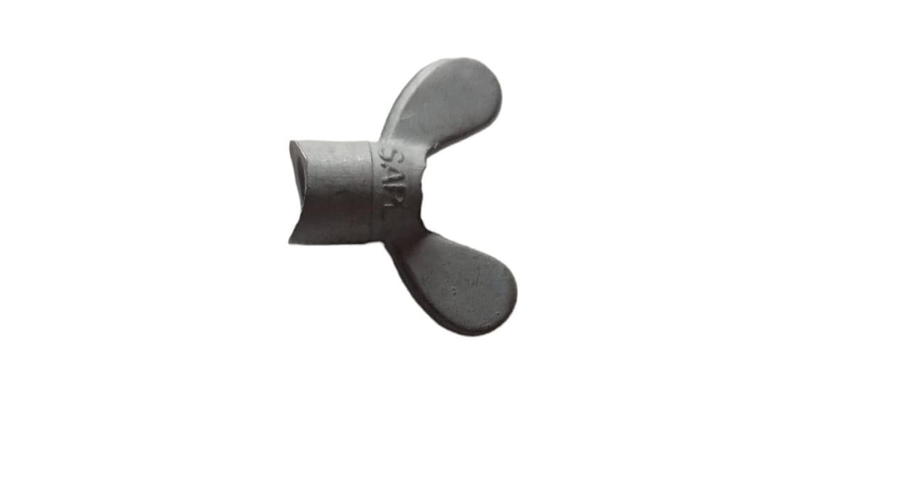 Nut Brake Rod Nut for Yamaha RX 100 and RX 135 (Wing) (Silver)