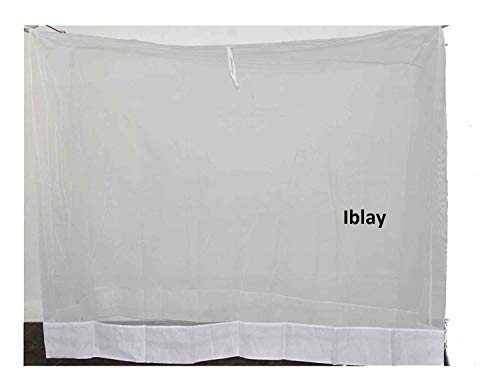 Image of Machardani Net Single Bed King Size - 3x6.5 Ft Mosquito Netting for Bed (White)