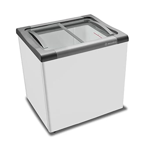 Freezer horizontal tampa de vidro nf20 - metalfrio - 110V