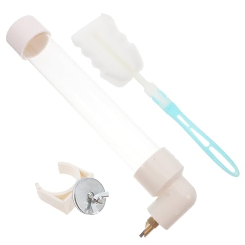 Sosoport Fontaine à Eau Automatique Suspendue pour Oiseaux Perroquets Lapins Et Hamsters Abreuvoir Externe Cage