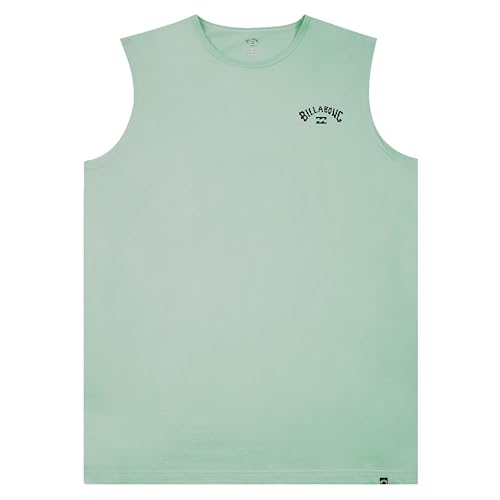 Billabong Big and Tall Tank Tops for Men - Cotton Mens Sleeveless Muscle T Shirt Mint