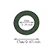 Maxmoral 100pcs 18650 Lithium Battery Insulator Rings Hollow Paper Pad Electrical Insulation Ring Adhesive Cardboard Sticker (Red+Green)