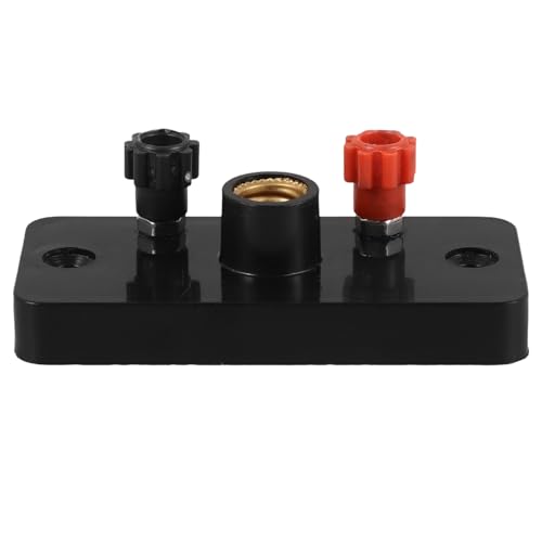 OUNONA Portalámparas de Tornillo Negro para Kit Eléctrico Escolar, Base E10 para Bombillas Pequeñas, Soporte para Circuitos en Serie y Paralelo, Uso en Laboratorios y Aulas