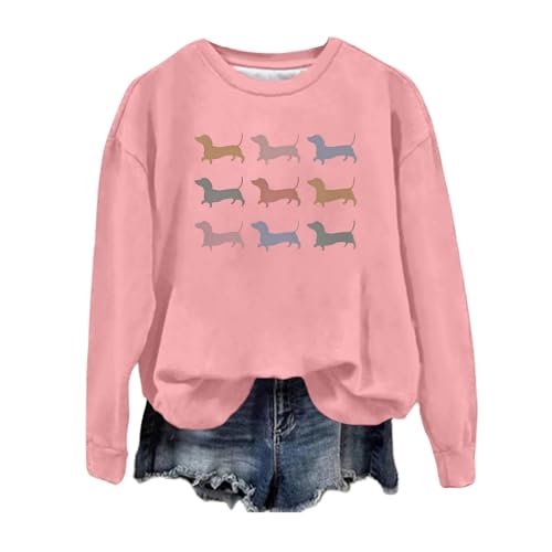 Sweatshirt femme imprimé pour rester au chaud avec un haut décontracté et stylé XL