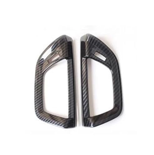Marco de aire acondicionado decorativo en fibra de carbono para viajes con estilo