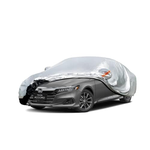Car Cover Custom Fit Honda Accord (1990-2025) Waterproof for Automobiles, Oxford Sun Rain Dust Snow Protection (Ships from US Warehouse, Delivery 3-8 Days) Honda Accord (1990-2025) Single La