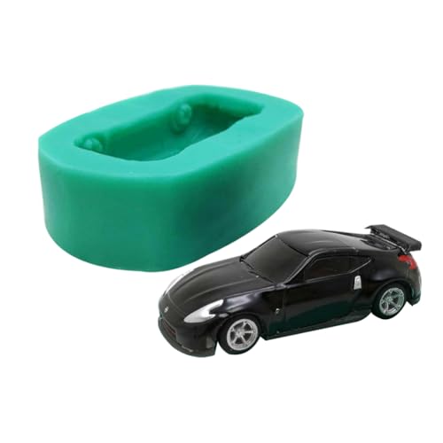 Molde de pastel de silicona para coche - moldes de caramelo para fondant, gelatina, chocolate y caramelos duro | Molde de silicona coche para cupcakes, pan, decoración de pasteles, ceras, fornitu