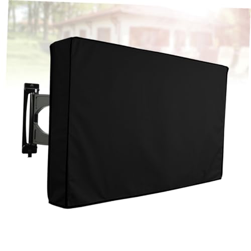 Housse téléviseur extérieure étanche bâche protection TV noire