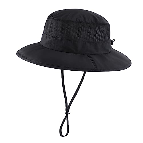 Home Prefer Outdoor UPF50+ Kids Sun Hat Wide Brim Fishing Hat with Neck Flap2