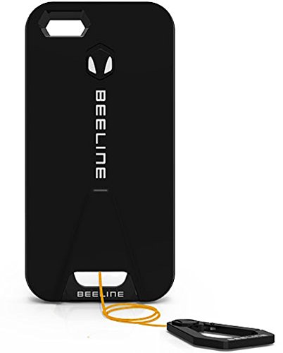 Beeline Protective iPhone 5/5s Case w/ 30" Retractable Carabiner Black