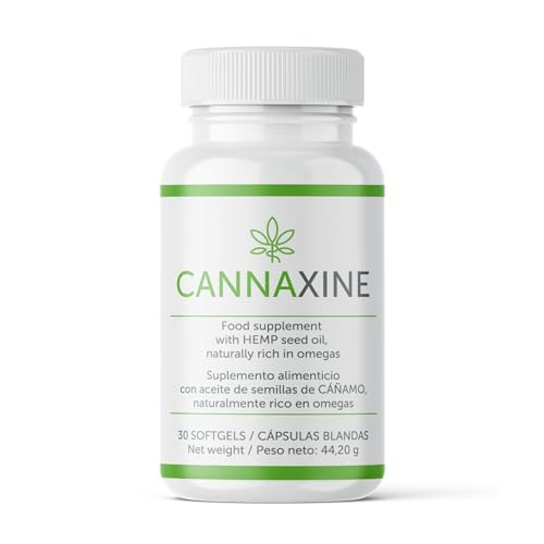 CANNAXINE Aceite de Semillas de Cáñamo | Complemento Natural para Relajación, Calma Mental y Sueño Reparador | Fórmula Vegana de Bienestar Integral | Fácil de Usar | Calidad Garantizada
