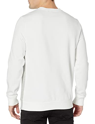 Calvin Klein Men's Long Sleeve Pullover Sweatshirt, Brilliant White, Xx-Large #TOP1