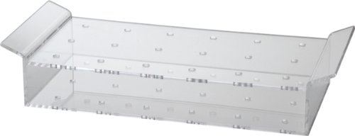 Rosseto Liteware Acrylic Blossom 18 Serving Tray, Clear