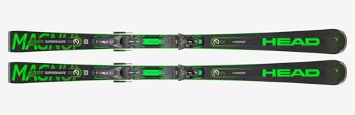 Head Supershape E-Magnum Sw Sf 2024 Inkl. Prd 12 Gw Matte Black Flash Green, 163