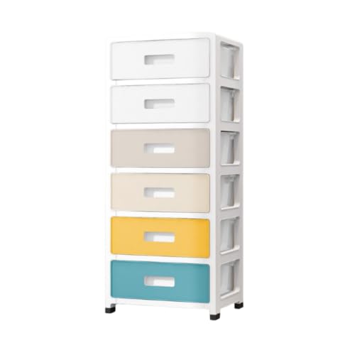 キッチンチェスト 隙間収納 サイドキャビネット プラスチック チェスト 衣装ケース 3/4/5/6段 35*縦26cm 引き出し キャスター付き 簡易ストッパー 耐荷重 シンプル 浴室 リビング キチン