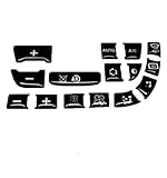 [Installation]: Der Knopfaufkleber ist zu installieren und erfordert keine Änderungen. Auf der Rückseite befindet sich ein selbstklebendes Klebeband, das nicht leicht abfällt.