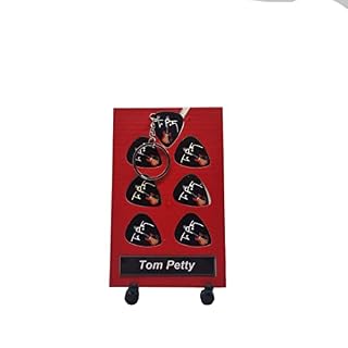 T Petty Médiator de guitare | 6 médiators d’artiste | 1 porte-clés d’artiste - Les Beatles, Paul McCartney, John Lennon, RIngo Starr, George Harrison