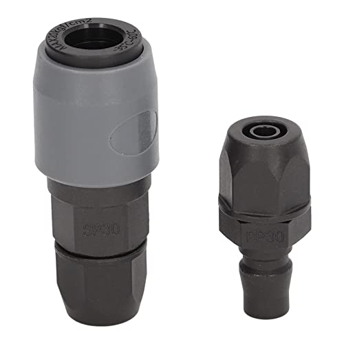 5Pcs Self Locking Pneumatic Duct Quick Connector, C Type Self Locking Air Compressor Hose Coupler Plug - Image 2