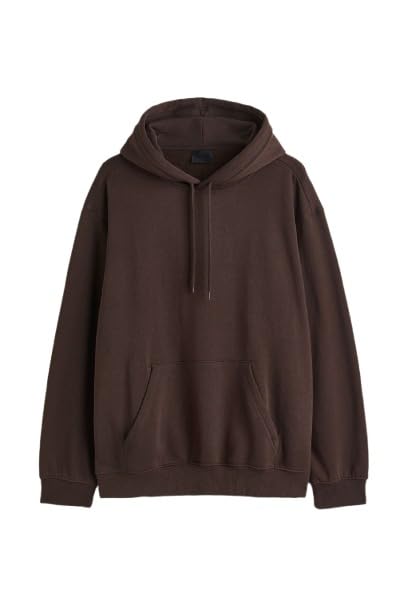 Image of Casual Fleece Hoodie Sweatshirt Solid Hooded Collar Drawstring Long Sleeve Pullover for Men & Women