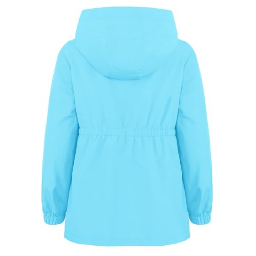 Boys Rain Jacket Girls Lightweight Windbreaker Kids Breathable Raincoat Waterproof with Hood Winter Kid Clothes3