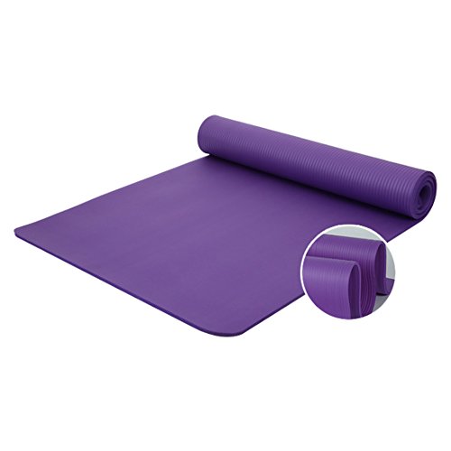 ZENUTA Esterilla de Yoga Gruesa y Suave 10-15mm Alfombra de Gimnasia Colchón para Yoga Colchoneta Antideslizante para Fitness Deporte Pilates masajes 183 x 61cm