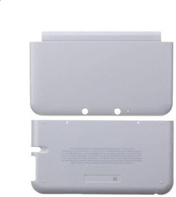 Image of Top & Bottom Faceplate Cover Plate Case Housing Shell for 3DS XL /LL Console Front Back Cover (White)