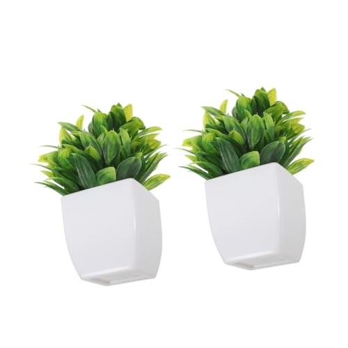 BESPORTBLE 2 Plantas De Imitación De Hoja De Gladiolo En Maceta Plantas De Interior Macetas Decoración De Estética Baño Casa De Campo Pequeñas Plantas Artificiales
